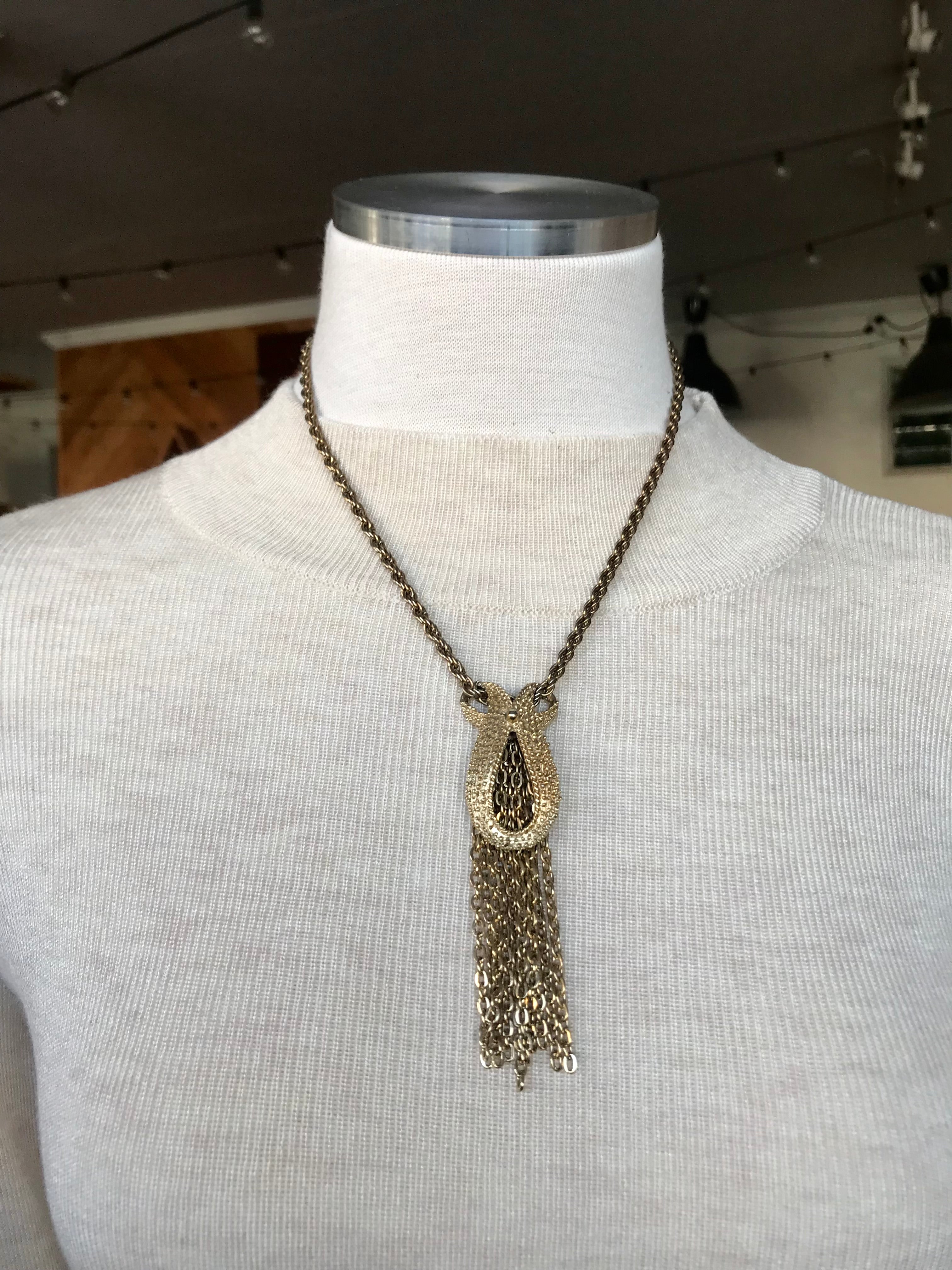 Monet Jewelry Tassel 30 Inch Snake Pendant Necklace - JCPenney